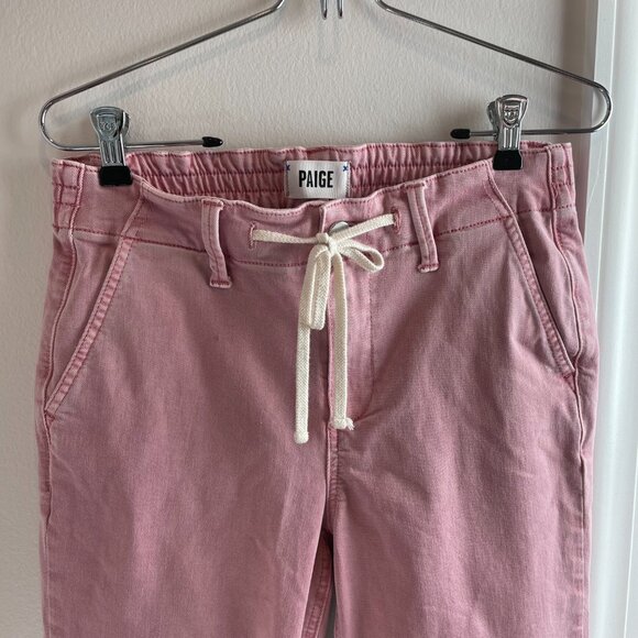 PAIGE JEANS Christy Joggers - Drawstring Pants with Elastic Waist - Size 26 - Picture 4 of 15